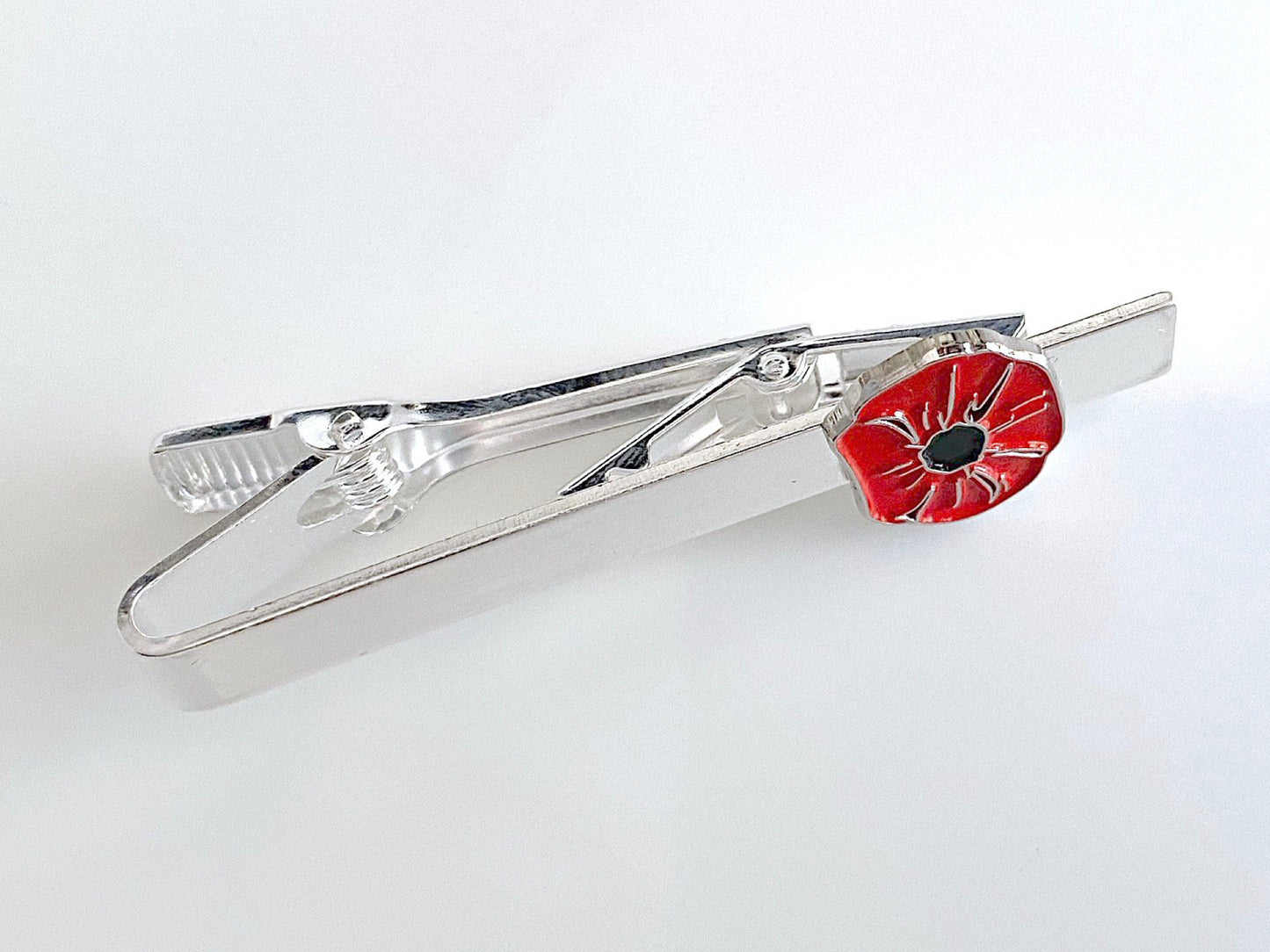 Poppy Tie Clip