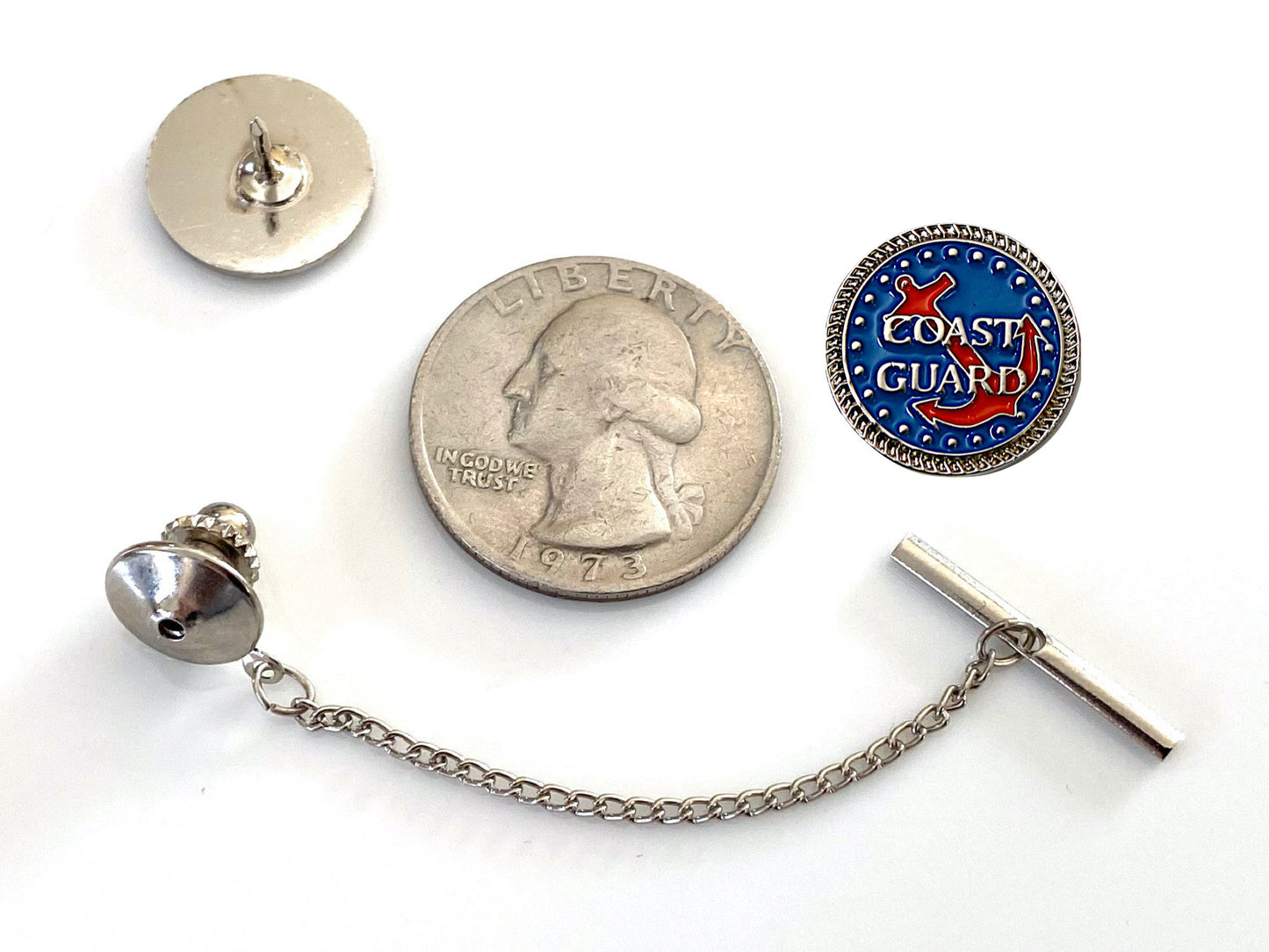 Coast Guard Silver Tie Tack