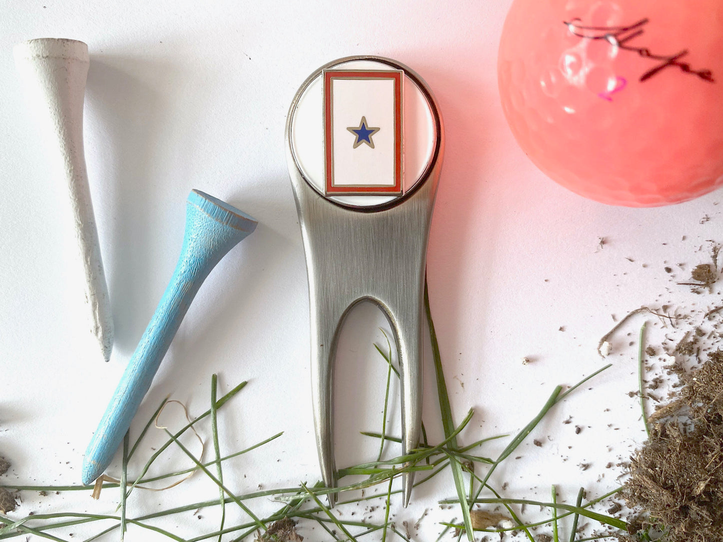 Blue Star Divot Tool and Ball Marker