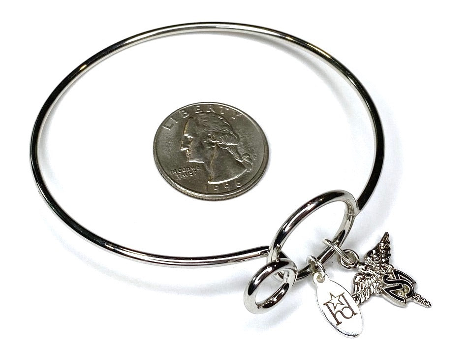 Medical Service Corps Memory Wire Bracelet