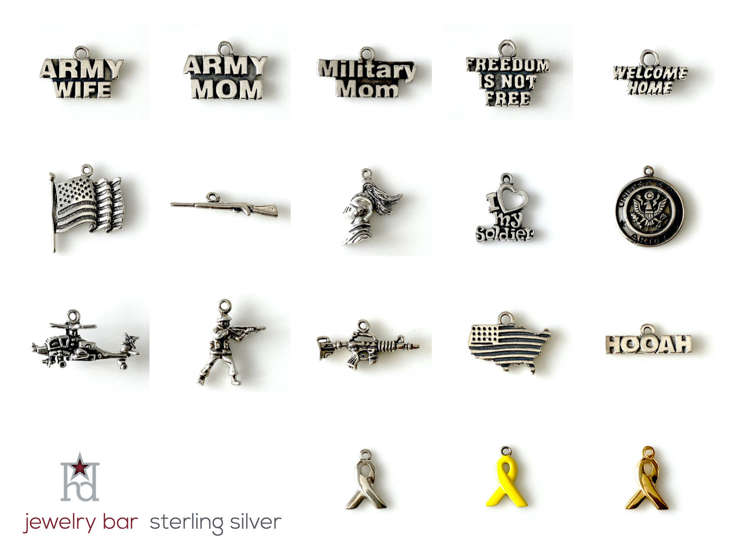 Jewelry Bar | Welcome Home Sterling Silver Charm