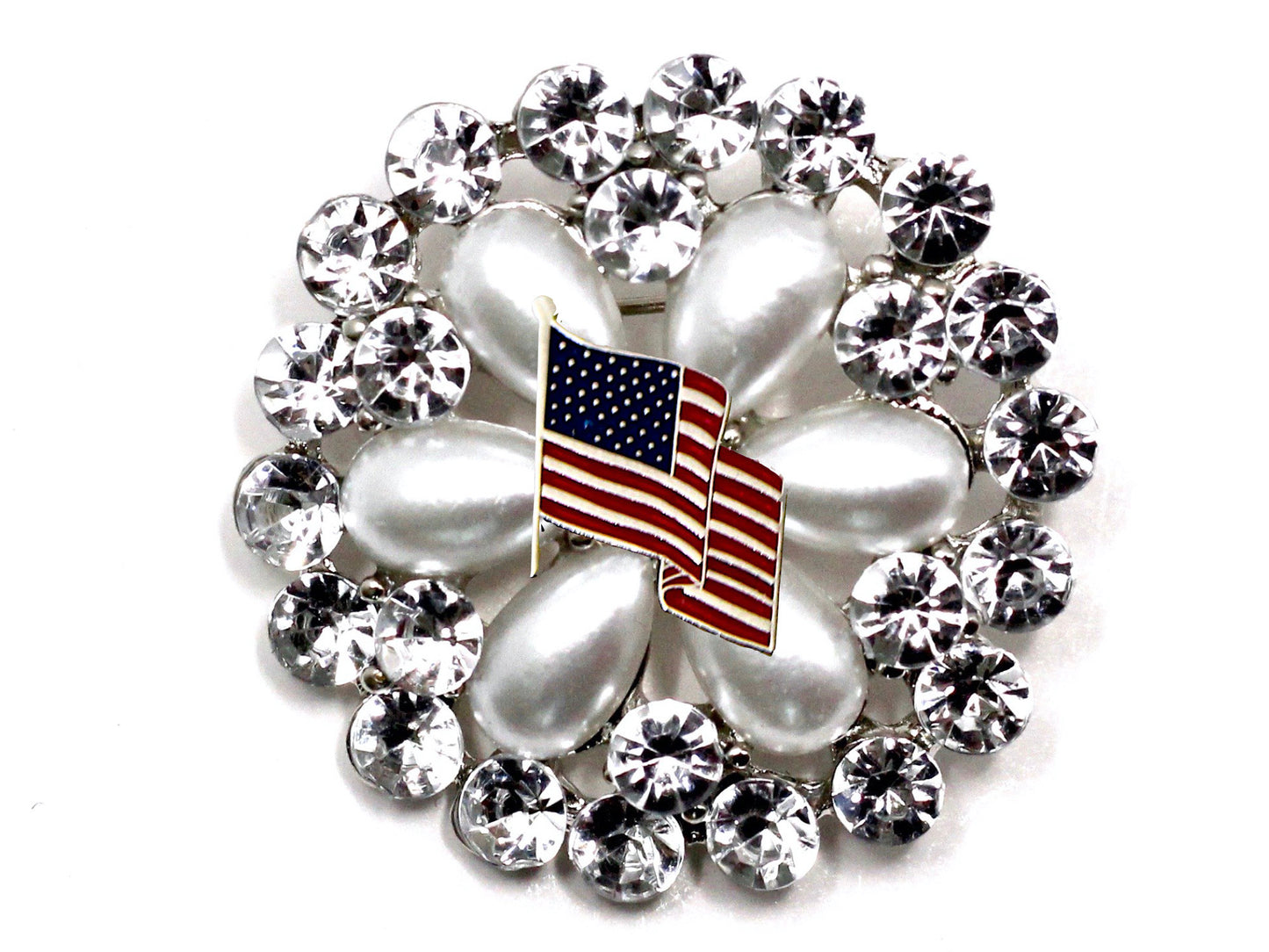 American Flag Brooch