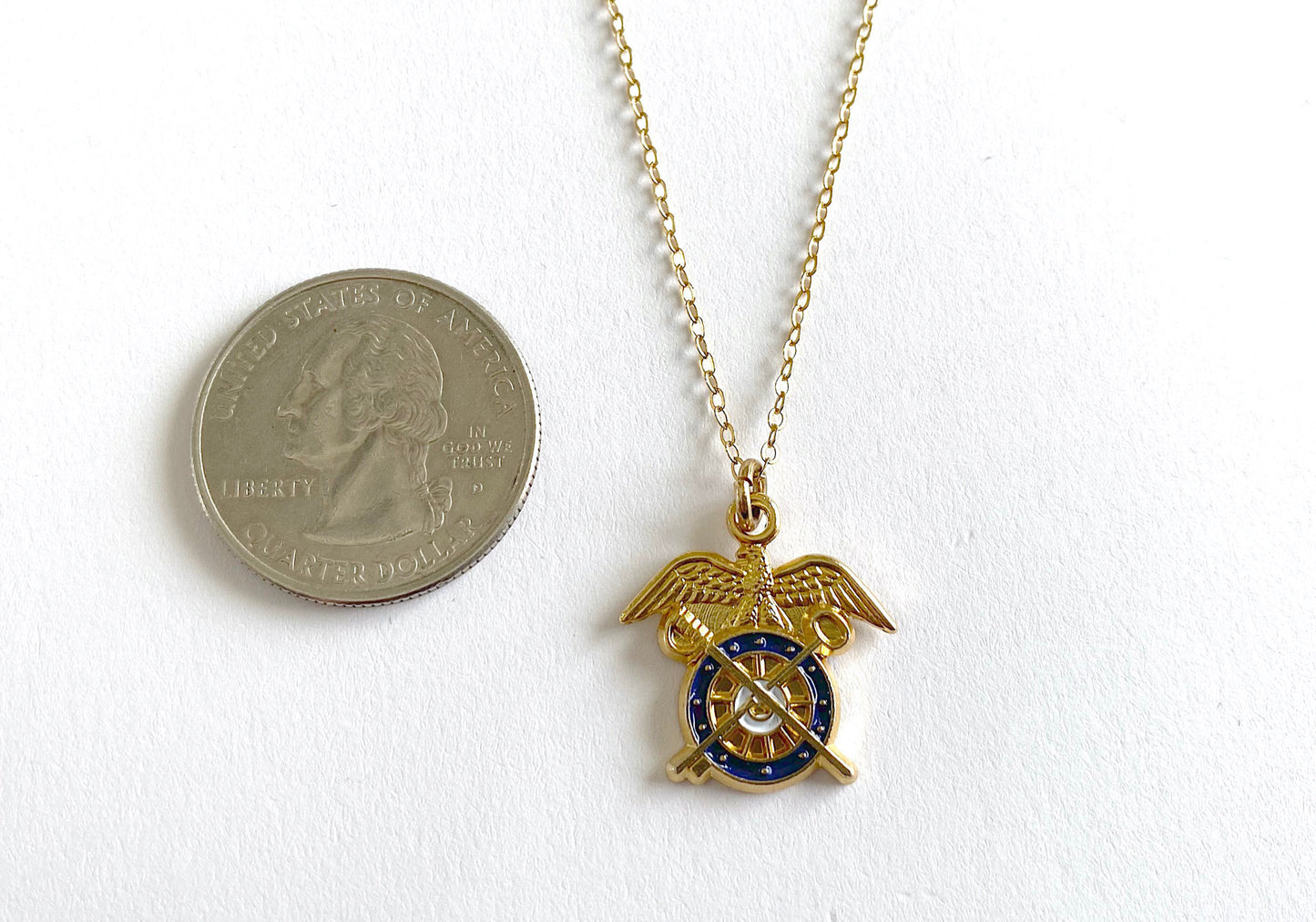 Quartermaster Charm Necklace